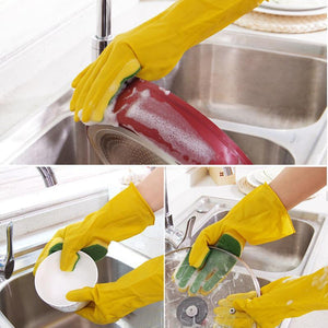 2 Pack Cleaning Sponge Gloves