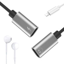 Load image into Gallery viewer, 2 in 1 Earphone &amp; Lightning Adapter for iPhone 7 | 7Plus
