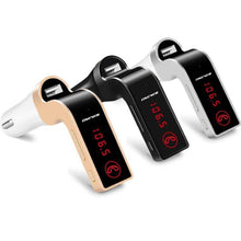 Load image into Gallery viewer, 4 in 1 Car Stereo Wireless Bluetooth Charger FM Transmitter