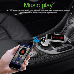 4 in 1 Car Stereo Wireless Bluetooth Charger FM Transmitter