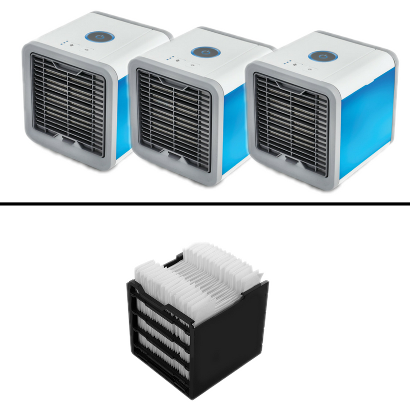 VIP Pack: 3 Air Cooler Pro & 1 Pack Replacement Filters