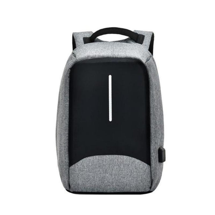 Classic Oxford Anti-Theft Backpack w/ USB Charger