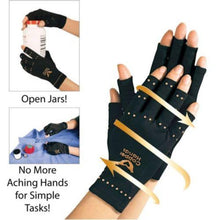 Load image into Gallery viewer, Compression Therapy Active Gloves - Copper Hands