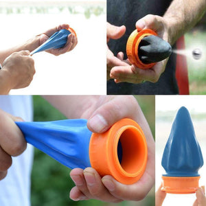ALL IN ONE : Fun Pocket Shot Catapult + Bracer Launcher + 500 Pcs Stell Balls