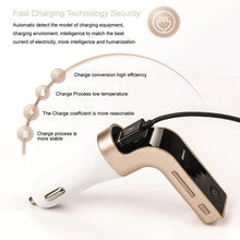 Load image into Gallery viewer, 4 in 1 Car Stereo Wireless Bluetooth Charger FM Transmitter