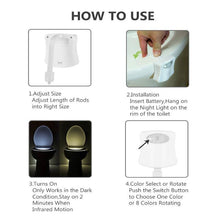 Load image into Gallery viewer, 8 Colors Motion Sensor Bowl Light
