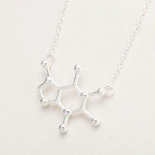 Load image into Gallery viewer, Caffeine Molecular Necklace