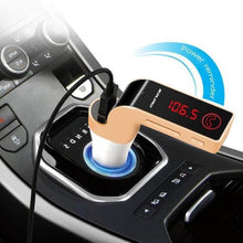Load image into Gallery viewer, 4 in 1 Car Stereo Wireless Bluetooth Charger FM Transmitter