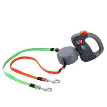 Load image into Gallery viewer, Dual Doggies Retractable Leash 3 M