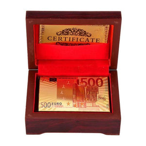 24K Gold Poker Playing Cards